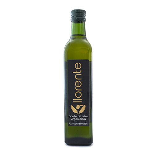 Llorente Aceite Virgen Extra Botella Cristal 0,5 Litros